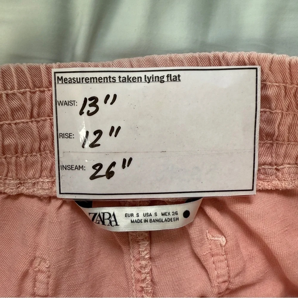 Zara Raw Hem trouser pants- Small